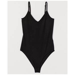 Black jersey bodysuit